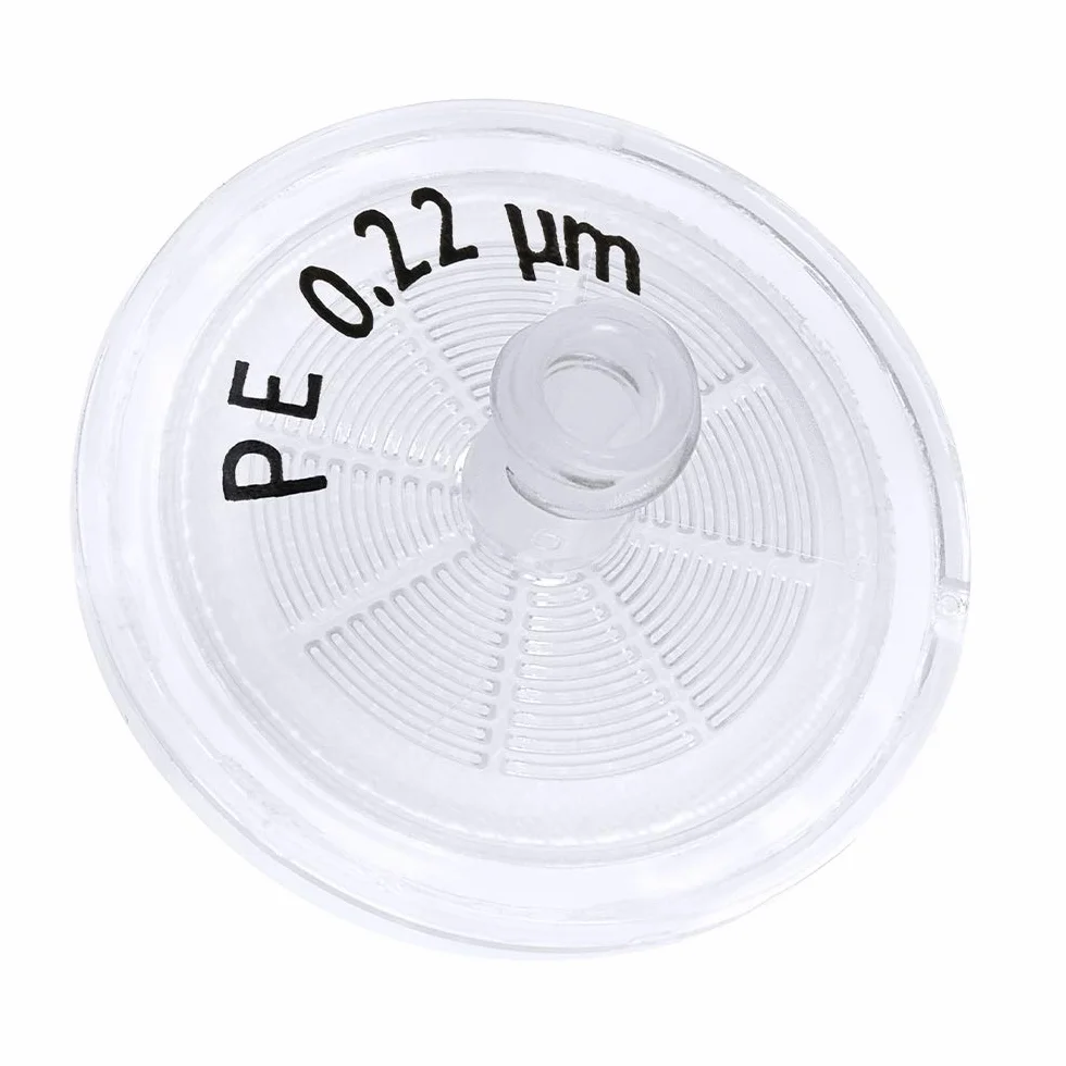 Filtr strzykawkowy, ABLUO, 33 mm, membrana PE, 0,22 µm, obudowa PP, 10 szt