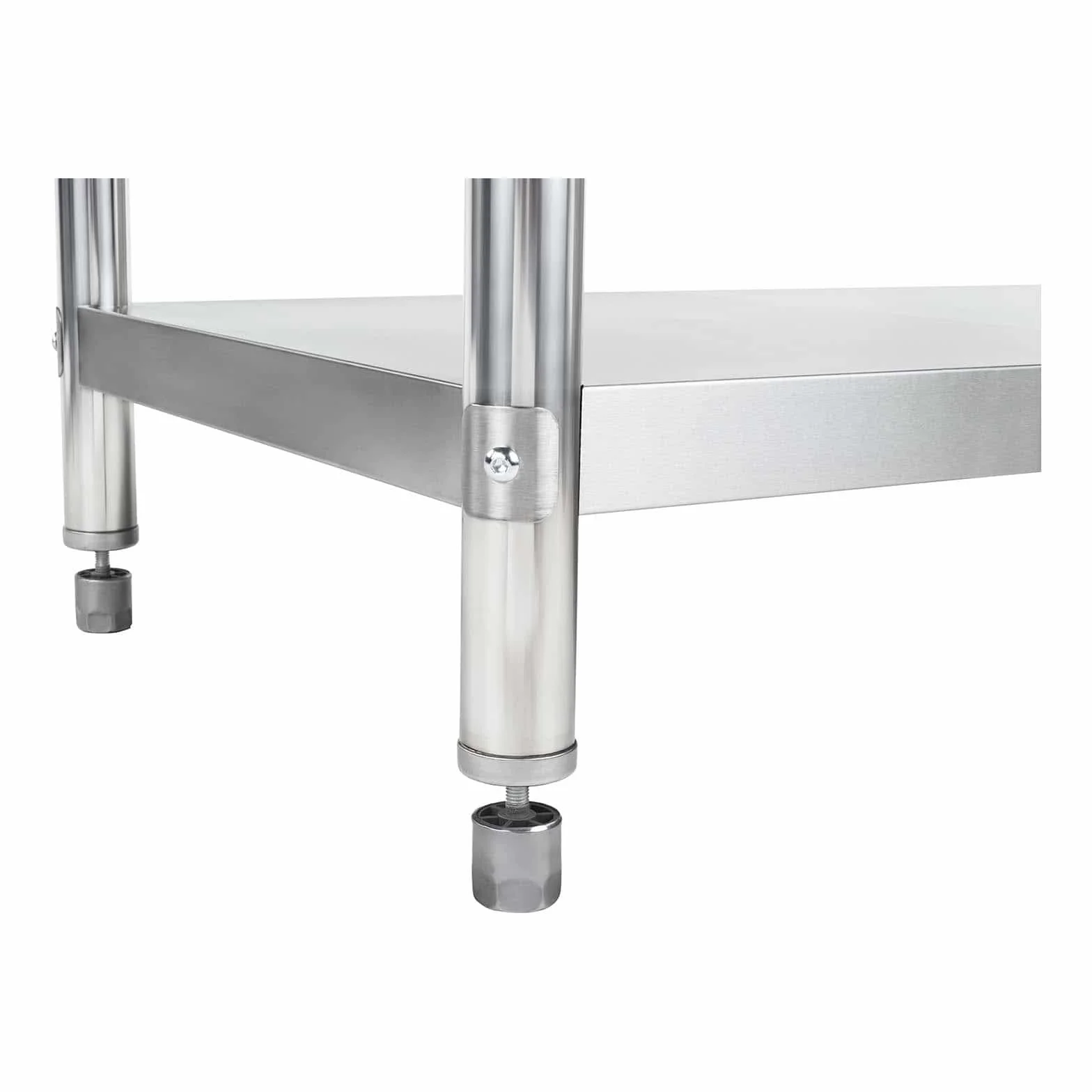 Royal Catering RCAT-100/60-N stół roboczy ze stali nierdzewnej 100 x 60 cm z regulacją wysokości