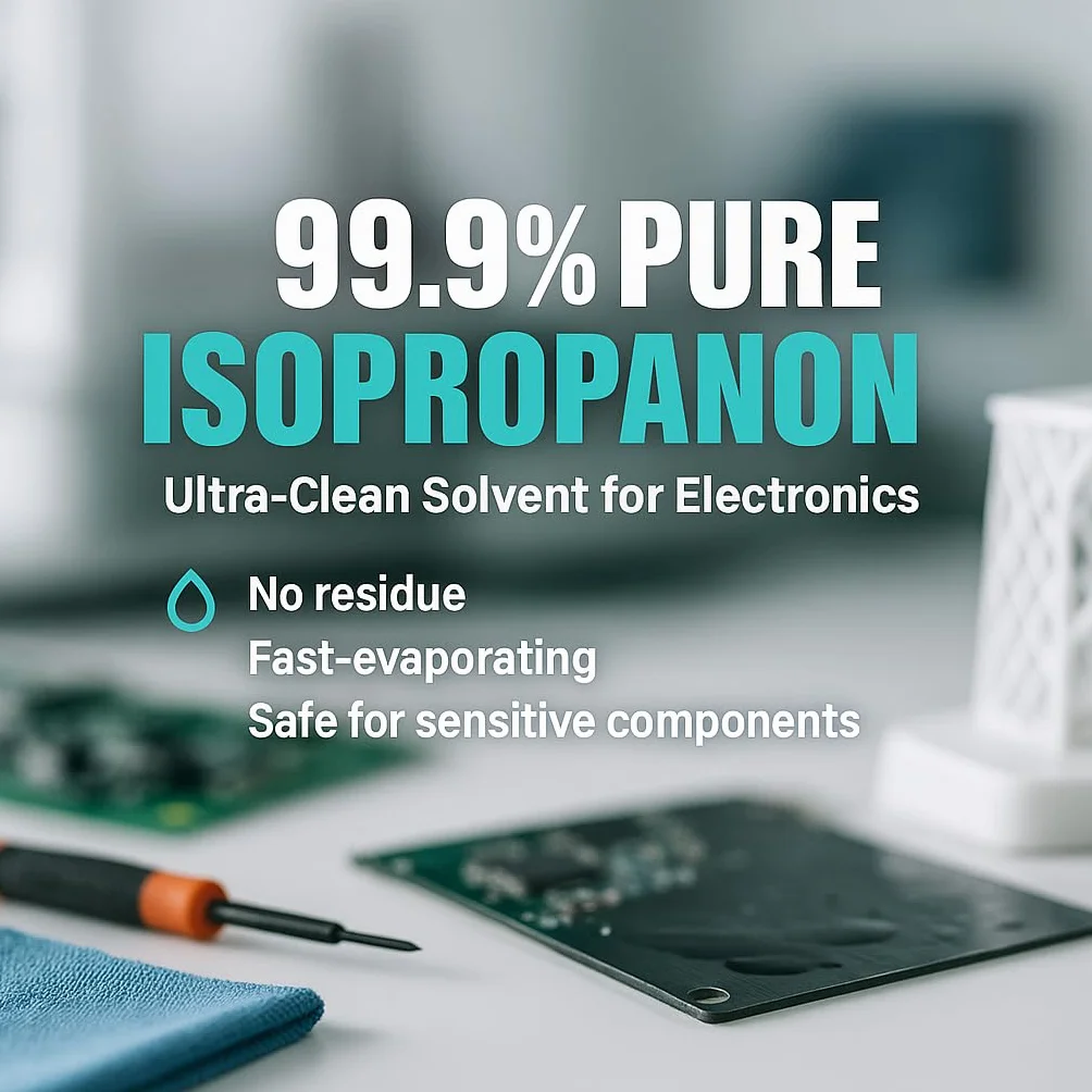 GiDeli Isopropanol Techniczny alkohol izopropylowy 99,9% 2 x 5 l – czyszczenie elementów elektronicznych i akcesoriów do drukarek 3D