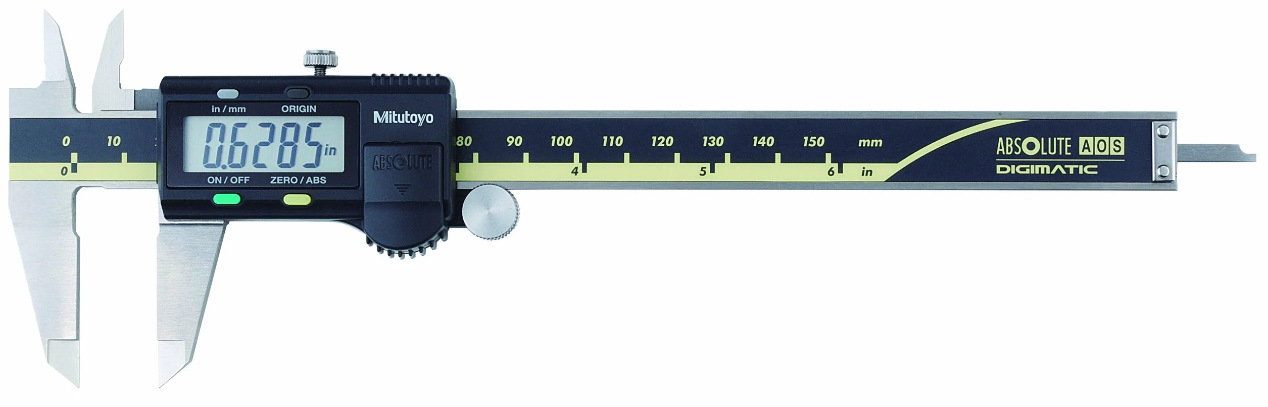 Mitutoyo MIT500-171-30 absolutny zacisk cyfrowy, zakres 0 mm-150 mm/0-6 cali