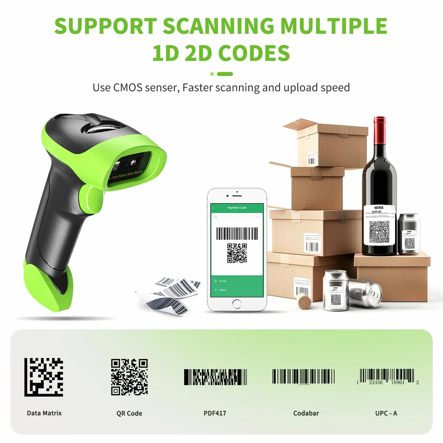 NetumScan USB bezprzewodowy skaner kodów kreskowych Bluetooth 1D 2D QR ręczny czytnik kodów kreskowych kompatybilny z komputerem do systemu POS, supermarketu, magazynu, sklepu detalicznego NSL8BL Pro