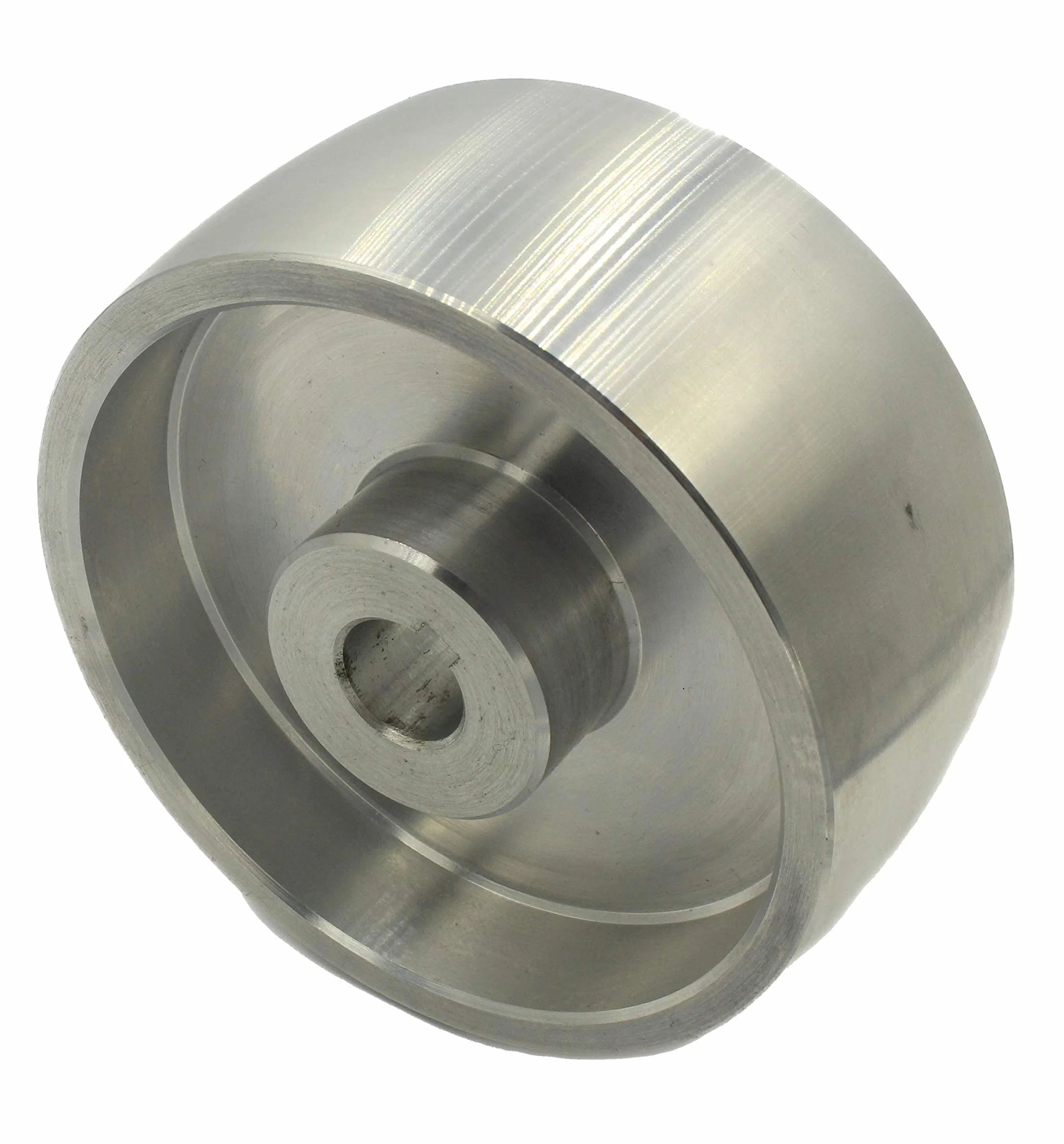 (Drive 130-19) Koło napędowe szlifierki pasowej obrabiane CNC koło napędowe do szlifierek noży, średnica 130 mm, szerokość 55 mm, z otworem 19 mm