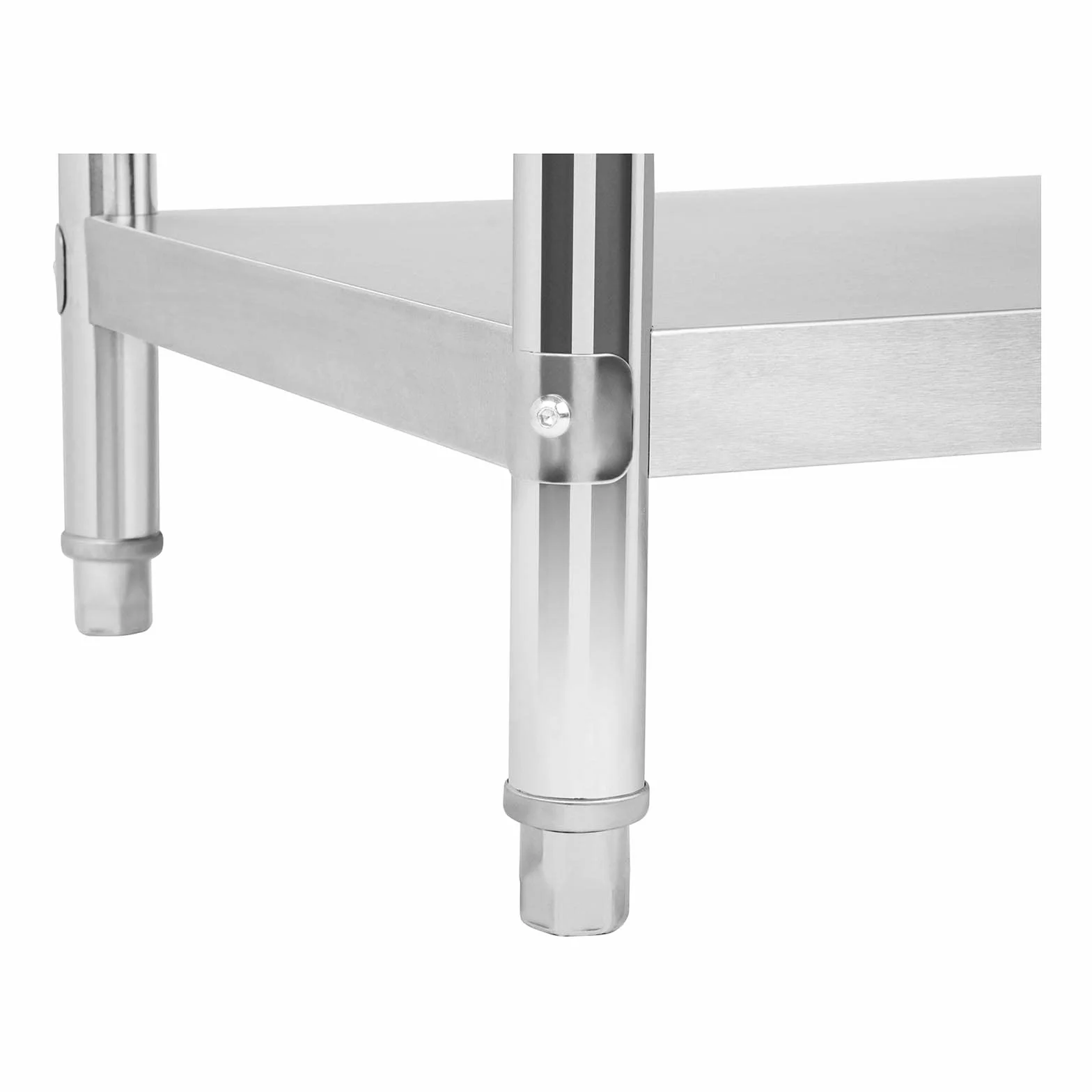 Royal Catering RCAT-100/60-N stół roboczy ze stali nierdzewnej 100 x 60 cm z regulacją wysokości