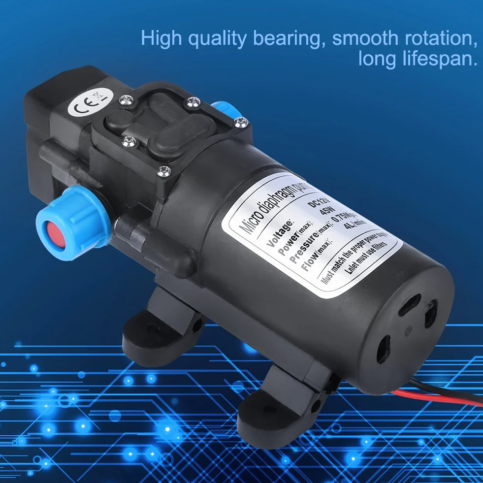 Przenośna Pompa Membranowa Samozasysająca 45W 12V DC