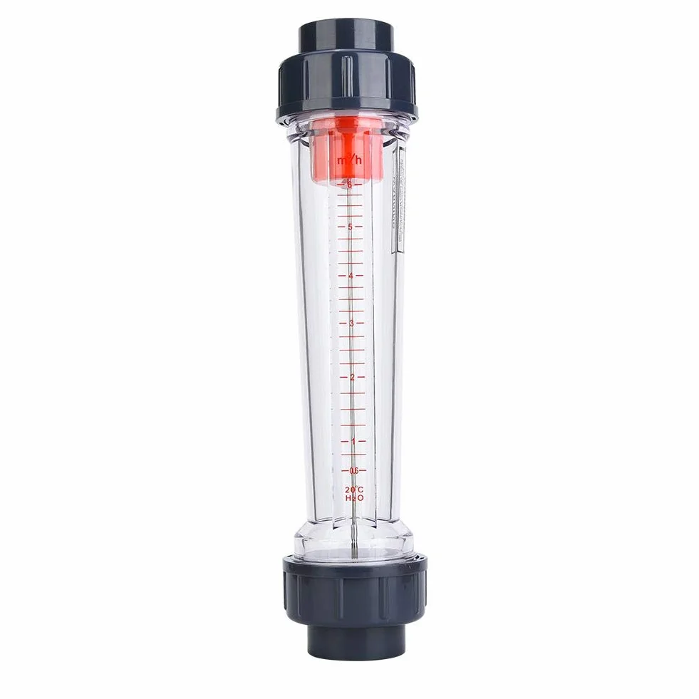 Plastikowa rurka typ płynnego przepływomierza, plastikowy płaski otwór (50 mm/2 cale), LZS-40 (D) 0,6-6 m³/H