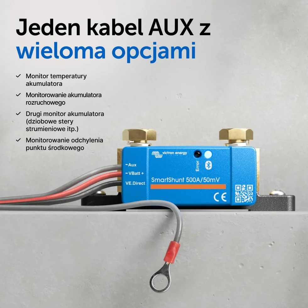 Victron Energy SmartShunt IP65 500 amp Monitor Akumulatorów (Bluetooth)