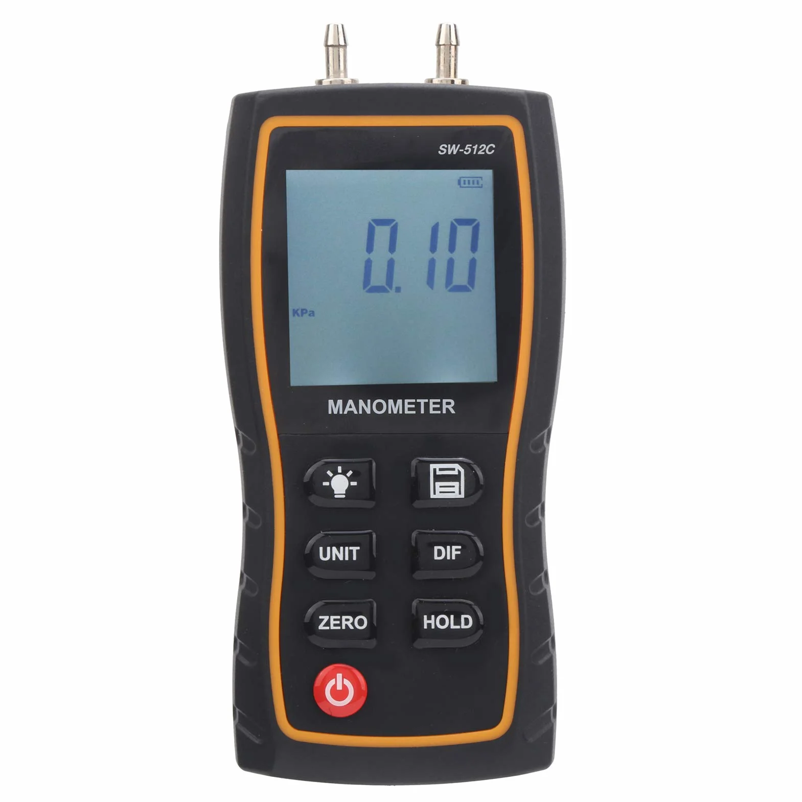 SW-512C Manometry różnicowe cyfrowe Tester ciśnienia gazu HVAC Ręczne barometry powietrza z szybkozłączem