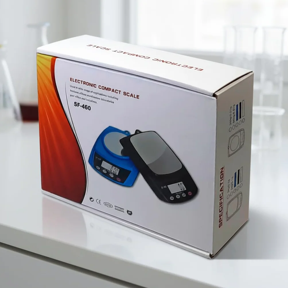 Cyfrowa Analityczna Waga 600g x 0,01g z Wyświetlaczem LCD do Laboratoriów