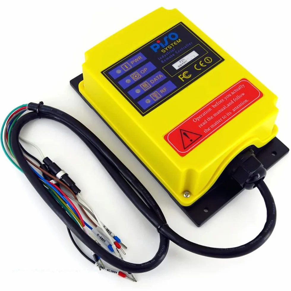 Toplionace Przemysłowy Bezprzewodowy Pilot Zdalnego Sterowania, Elektryczny Przełącznik Zdalnego Sterowania Dźwigiem Dźwigowym (AC220V, F21-2S)