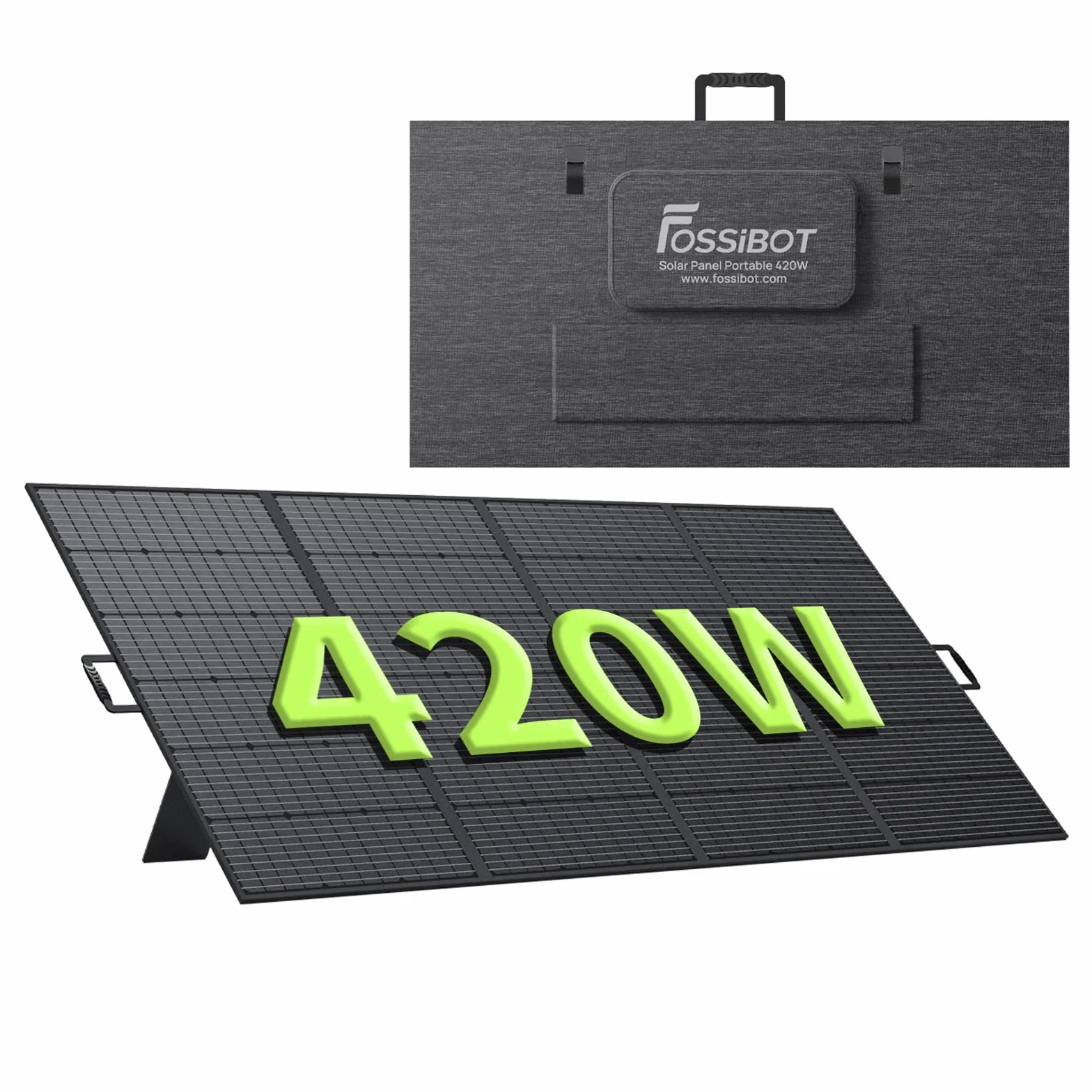 FOSSiBOT Panel Solarny SP420 420W MC4 do Stacji Zasilania F2400 F3600