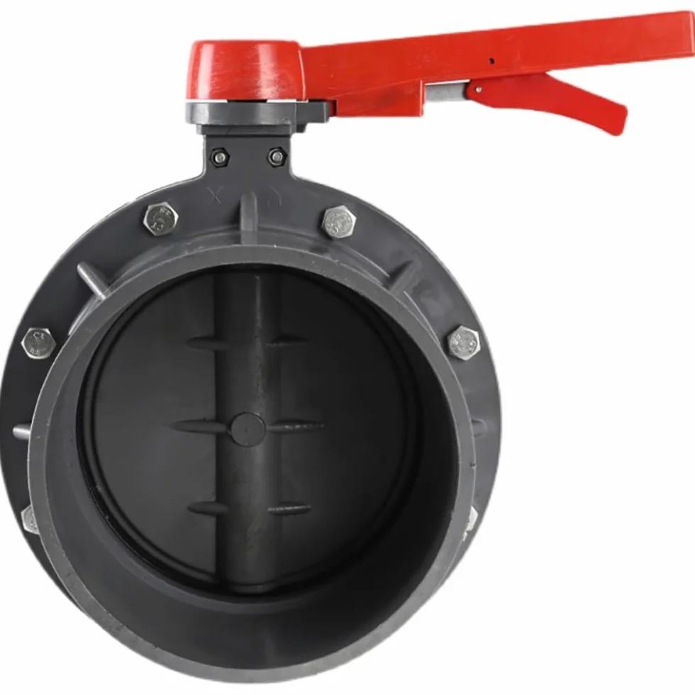 Zawór Motylkowy Z PVC, Typ Gniazdowy 90 Mm, 110 Mm, 125 Mm, 160 Mm, 200 Mm, Zawór Do Nawadniania, Uchwyt Plastikowy/ocynkowany, Konstrukcja Jednoczęściowa(Plastic handle,160mm)